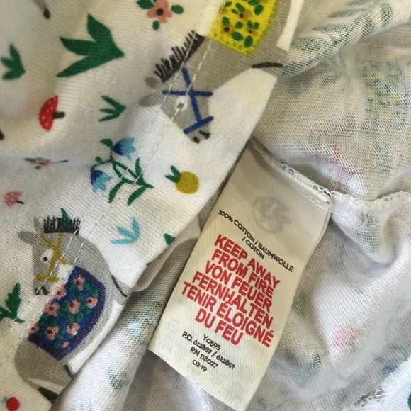 Mini Boden sleeveless striped donkey print pocket dress - Picture 5 of 7